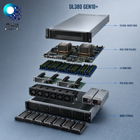 Serveur en rack DL380 Gen10+ 2U, processeur double socket, DDR4, NVMe, échange à chaud, alimentation redondante, serveur d'entreprise