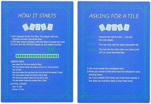 Cartes <span class=keywords><strong>de</strong></span> Mahjong en PVC Épais et Colorées avec Bord Ondulé en Forme d'Éventail et Proverbes Amusants – Accessoires <span class=keywords><strong>de</strong></span> Mahjong Mignons - Product Image 6