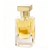 Flacons de parfum élégants en verre transparent de 50 ml avec pulvérisateur atomiseur, portables et rechargeables, compatibles avec les diffuseurs à bâtonnets d'aromathérapie