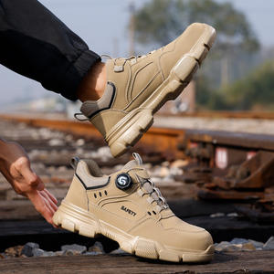 Lightweight Work <strong>Boots</strong> Steel Toe Cap <strong>Waterproof</strong> Safety Trainers for <strong>Men</strong> Women Non-Slip for Autumn Season for Factory Use - Product Image 5