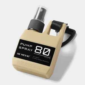 Botella Pulverizadora Pequeña de 80ml al por Mayor, Portátil, Recargable, con Mosquetón, Multifuncional para Camping - Product Image 1