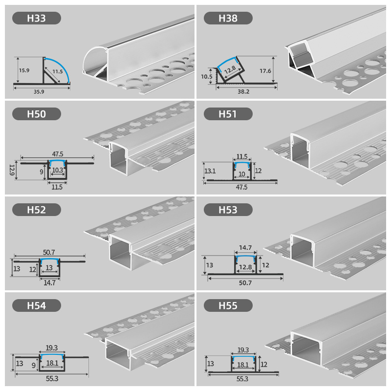 led aluminium profile channel