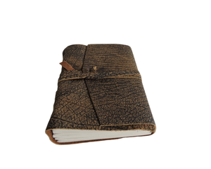 Delicate Genuine Leather Notebook Stylish <b>Custom</b> Cover Journal for Travelers Handmade Writing <b>Diary</b> OEM ODM Available - Product Image 3