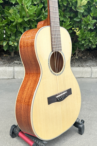 Brand 38 Inch Steel <b>String</b> High Quality Glossy All Solid Spruce <b>Top</b> Mahogany Body Acoustic Guitar - Product Image 6