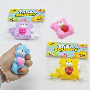 <b>Cute</b> Squishy <b>Bear</b> Toys Soft Squeeze Stress Relief Fidget Toys For Kids And Adults Kawaii Squishies For Anxiety Relief - Product Image 4
