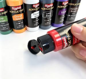 Juego de 24 Colores de <span class=keywords><strong>Pintura</strong></span> Acrílica de 60 ml para Creación Artística y Uso Profesional <span class=keywords><strong>con</strong></span> Pigmentos Ricos y Secado Rápido - Product Image 5