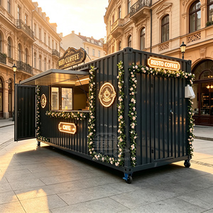 Customized 40ft Shipping Restaurant With Modern Coffee Shop Interior Stainless Steel Equipment <b>Container</b> Cafe - Product Image 6