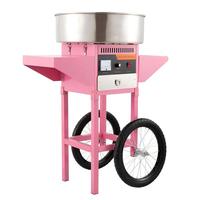 Machine à Barbe à Papa Électrique Commerciale Portable, Mini Machine à Friandises pour Anniversaires d'Enfants et Fêtes Familiales