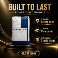Sac en papier kraft multicouche de haute qualité, vente en gros d'usine, 25 kg, 20 kg, 50 kg, pour ciment, argile, gypse