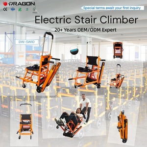 Hot verkopende elektrische trapbeklimmende rolstoel, loophulp voor ouderen, type crawler, rollator voor op en neer traplopen - Product Image 1