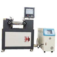 Máquina de Molino Abierto de Dos Rodillos de Caucho para Laboratorio |   Mezcladora de Fácil Operación y Ahorro de Energía con Control PLC