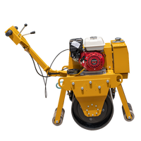 Mini-compacteur routier hydraulique diesel à tambour unique, livraison rapide, avec service de garantie