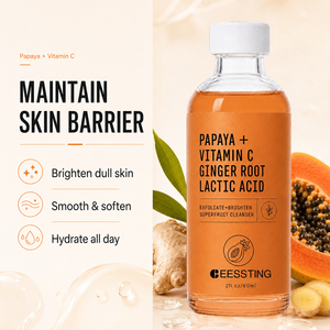 Nettoyant Visage Bio à la Papaye et Vitamine C de Haute Qualité pour l'Élimination des Points Noirs, le Resserrement des Pores, l'Hydratation et le Blanchiment - Product Image 3