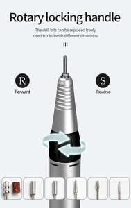 Equipo de Uñas Serie Mariposa 2025, Recargable, Sin Escobillas, 35000 rpm, 60w, Taladro Profesional para Uñas, Lámpara UV de 80w para Salón - Product Image 4