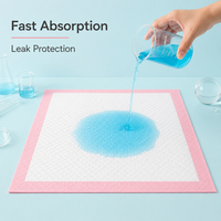 Tapis de sol pour chiots en gros Pet Care Factory avec couche absorbante avancée et film anti-fuite pour l'apprentissage de la propreté en cage et les chiens âgés