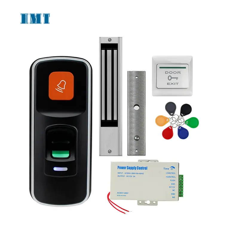 Kit de système de contrôle d'accès RFID, tuya, 125KHz, verrouillage électronique/magnétique, lecteur d'empreintes digitales, alimentation dc 12v