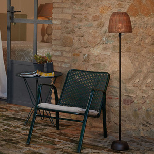 IP54 paysage <span class=keywords><strong>colonne</strong></span> LED extérieur solaire cour <span class=keywords><strong>lampe</strong></span> rotin lampadaire pour jardin hôtel et cour décoration - Product Image 3