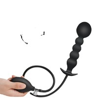 Plug anal gonflable extra large à cinq billes, jouet sexuel anal unisexe fait maison pour adultes, pour couple