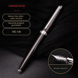 <span class=keywords><strong>CARAN</strong></span> <span class=keywords><strong>D</strong></span>'<span class=keywords><strong>ACHE</strong></span> LEMAN <span class=keywords><strong>Stylo</strong></span> plume haut de gamme de style vintage, plume standard, lettrage personnalisé – Cadeau unisexe pour les affaires/le bureau - Product Image 2