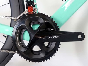 Vélo de route complet à 22 vitesses avec freins à disque et câblage interne, groupe R7020, disponible en carbone, tailles 49/52/54/56/58CM, cadre de route FM166 - Product Image 2