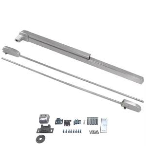 Ansi 1 ul đôi lá cửa thép không gỉ 304 lửa đánh giá bề mặt vành dọc thanh thoát thiết bị - Product Image 3