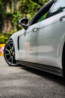 Panamera 971 : Nouveau kit extérieur en fibre de carbone amélioré avec spoiler avant, jupes latérales et spoiler arrière – Installation sans perte de performance