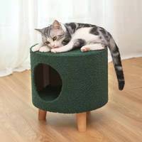 Tabouret créatif nid de chat maison de chat en bois nid de chat tabouret maison et meubles pour animaux de compagnie lit pour chien