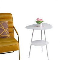 Lampe de sol décorative minimaliste moderne pour salon, avec étagère de rangement intégrée, charge sans fil pour audio et lumière chaude pour chambre à coucher