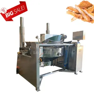 Factory Price New Technology Frozen French Fries Hamburger Patty Chicken Nugget Frying Machine