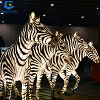 SGTL42 Lebensechte handgemachte Zebra-förmige Laterne Tier Seiden laterne Festival Laterne zum Verkauf