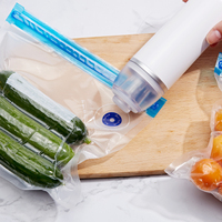 Machine à sceller sous vide portable moderne, rechargeable par USB, avec sacs