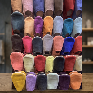 Solid Color Faux Suede <b>Closed</b> <b>Toe</b> Slippers Soft Indoor All Seasons PU Outsole EVA Midsole Microfiber Lining - Product Image 3
