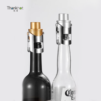 Thankhot 2025 Top Vendeur En Acier Inoxydable Bouchon De Champagne Sous Vide Articles Promotionnels De Mariage Champagne Couvercles Bar Vin Accessoires