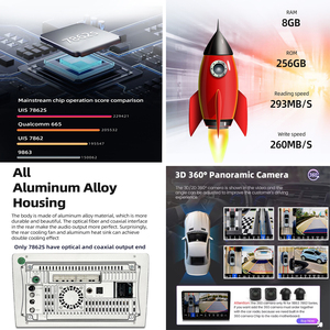 วิทยุติดรถยนต์หน้าจอ QLED ขนาด 9 นิ้ว ระบบ Android 13 สำหรับรถยนต์ EX ปี 2000-2013 รองรับ CarPlay ระบบนำทาง GPS อัตโนมัติ รองรับเครือข่าย 4G WIFI และบลูทูธ - Product Image 4