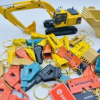  Hyundai Komatsu Volvo Sany Doosan Shantui Figurine Pendentif Modèle Souvenir Porte-clés Cadeau Ornements Anneau de Clés