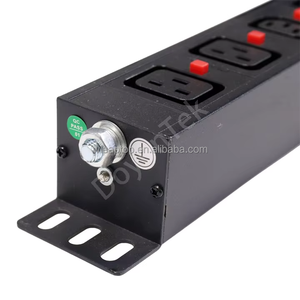 PDU แบบติดตั้งบนชั้นวาง AC แบบพื้นฐาน พร้อมช่องจ่ายไฟ C13 หลายช่อง ระบบป้องกันวงจร และไฟแสดงสถานะ LED สำหรับอุปกรณ์ศูนย์ข้อมูล - Product Image 4