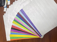 Fabricantes de Pulseras para Eventos en China, Venta al por Mayor, Personalizables con Logotipo/VIP/Código QR, Pulseras de Tyvek Imprimibles en Blanco con Tinta de Inyección