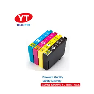 Yelbes 190 190XL T1901 T1902 T1903 T1904 T1911 Premium Color Compatible InkJet Ink Cartridge for Epson Me 301 Printer