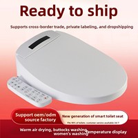 Nouveau siège de toilette intelligent, technologie de chauffage instantané avancée, température constante, modes de lavage multiples, chauffage et stérilisation