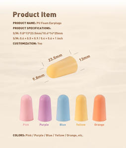 Protection auditive <span class=keywords><strong>anti</strong></span>-bruit en gros, bouchons d'oreilles pour dormir, réduction du bruit, bouchons d'oreilles de voyage pour protection auditive, Auditivo - Product Image 5