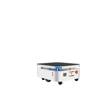 Robot AMR en métal Changjingxin M65 avec charge utile de 60-150 kg, navigation SLAM, moteurs à double entraînement 24-48V DC pour la logistique d'entrepôt