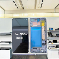Untuk Samsung S10 PLUS ponsel LCD layar sentuh bingkai pengganti kompatibel dengan S10 Plus dan Vivo/Oppo 3 tahun fitur pintar