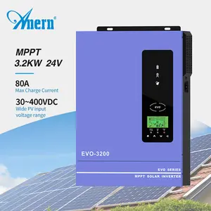 Anern 1kw 1000w 3kw 5kw混合太阳能逆变器12v 220v 3000w逆变器