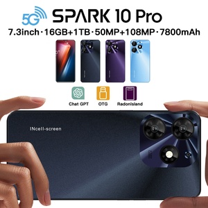 Teléfono Móvil Original y Barato Tecno Spark <span class=keywords><strong>10</strong></span> <span class=keywords><strong>Pro</strong></span> 5G, 7.3 Pulgadas, Android 13.0, Éxito de Ventas, 16GB+1TB - Product Image 5