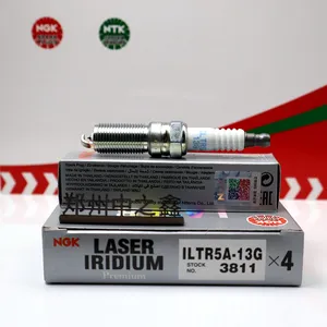 شمعة إشعال أصلية LTR5A-13G 3811 من NGK إيريديوم بلاتينيوم قابلة للتطبيق على بعض موديلات سلسلة مازدا بنتيون