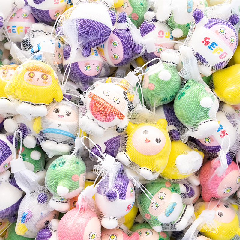 Pequeños huevos-8cm-bolsa de malla