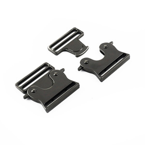 Zinc Alloy Side Release Buckle K537 Gunmetal For Bags Adjustable <b>Webbing</b> Wear Resistant Durable Hardware Accessory - Product Image 1