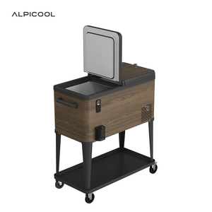 Glacière portable à compresseur avec pieds amovibles, grande capacité, pour voiture, avec plateau inférieur et côtés amovibles - Product Image 1