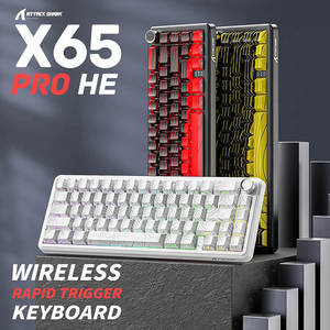 Nuevo <span class=keywords><strong>Teclado</strong></span> Mecánico Inalámbrico para Juegos ATTACK SHARK X65 PRO HE, <span class=keywords><strong>Teclado</strong></span> para Juegos Trimodal con Iluminación RGB - Product Image 2