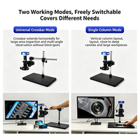 MSD411-4KV2-11.6 4K Digital Inspection Microscope with 11.6 Inch Display for PCB, Soldering and Small Parts Examination